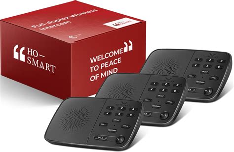 2 room wireless intercom system.